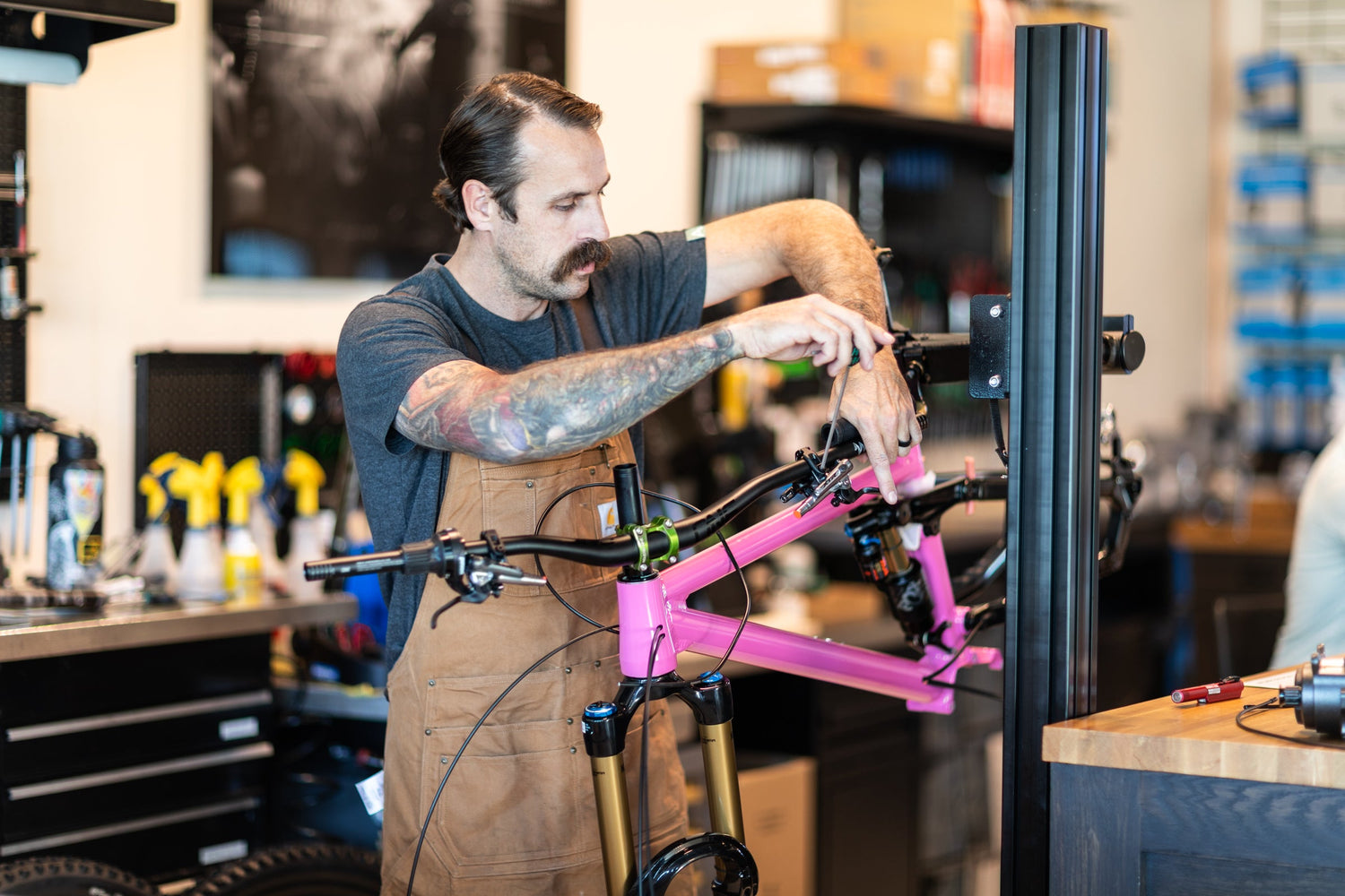 Bike Assembly at Alpha: what happens after you buy the frame